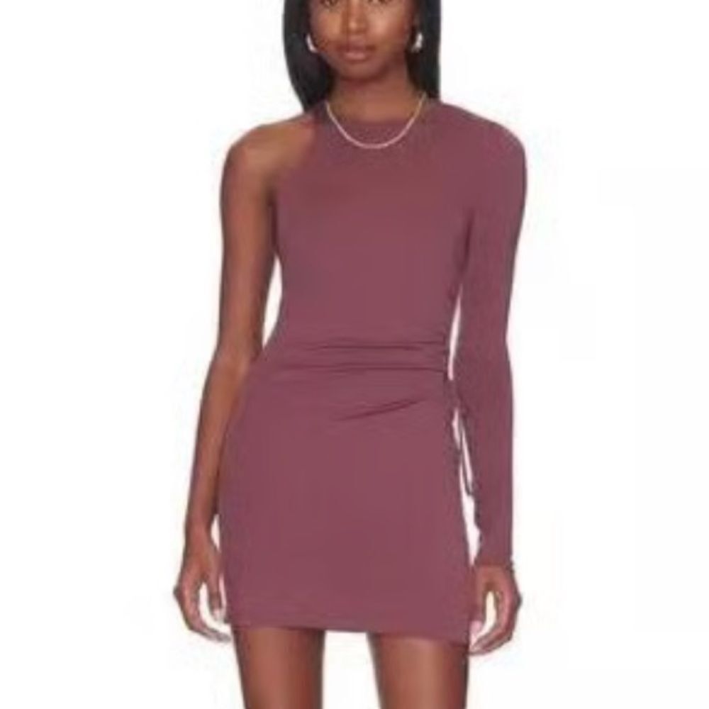 Not Yours To Keep Nevada Mini Dress in Mocha small